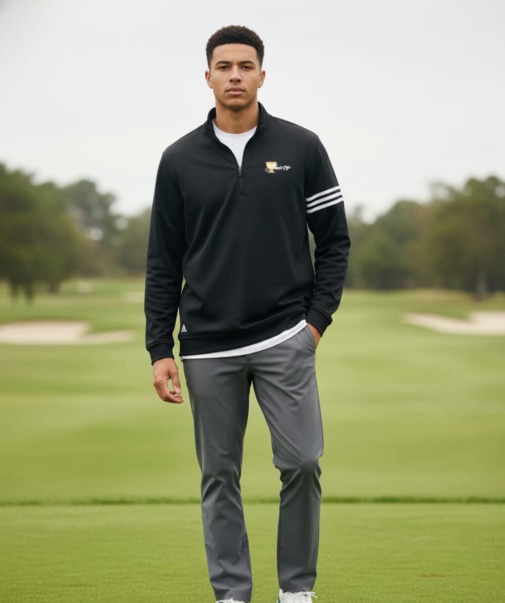 Adidas Men’s Pullover Climalite Golf President Cup Black Size XL